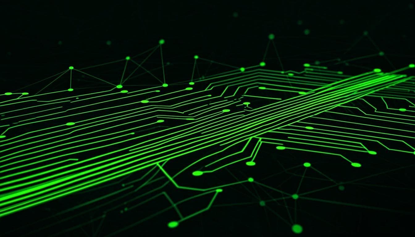 Abstract dark technology background